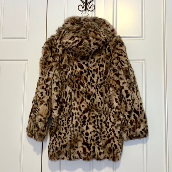 Rabbit fur coat size small - Picture 2 of 6